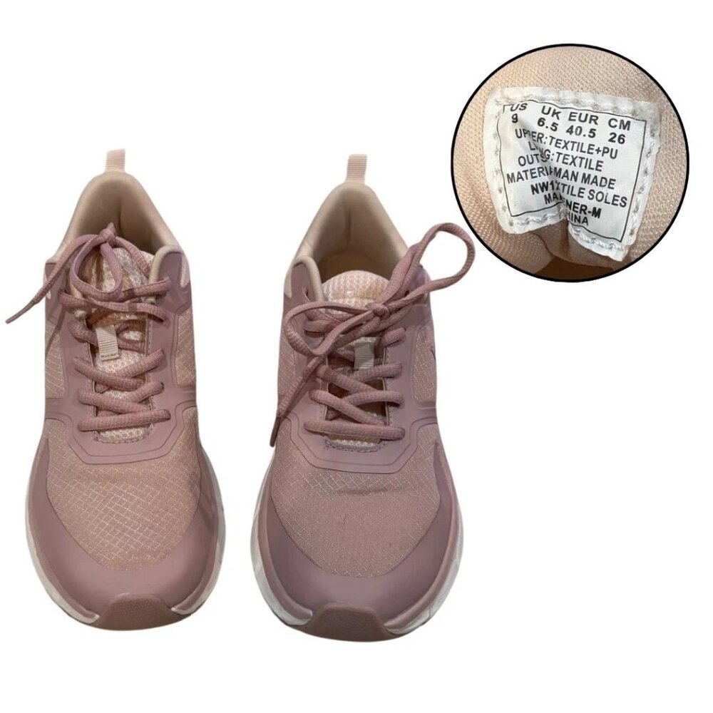 U.S. Polo Assn Pink Athletic Sneakers Women's 9